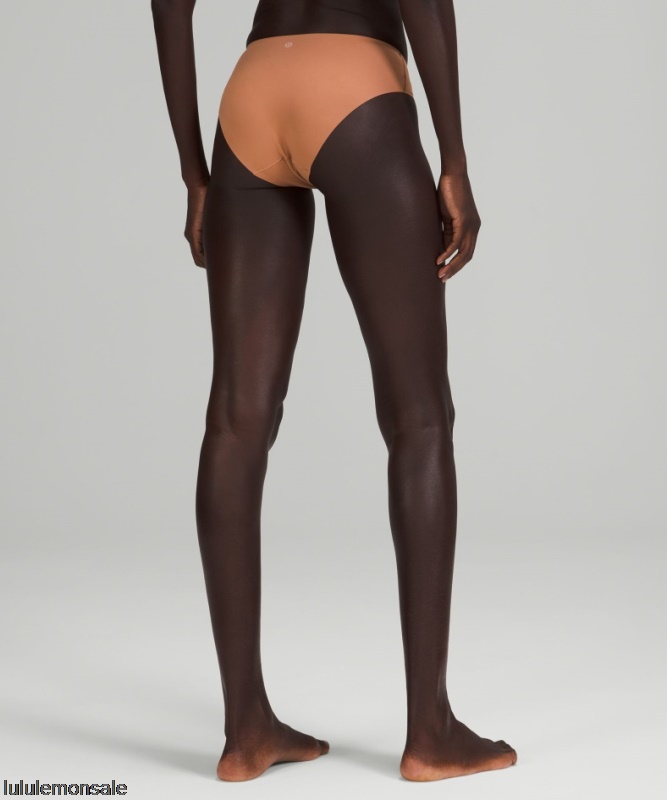 Lululemon Damen DELULU579 | Invisiwear Halbhohe Bikini-Unterwäsche Dusty Clay